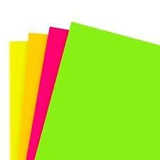 Cartulina Fluo 45 x 63 cm Varios Colores LUMA