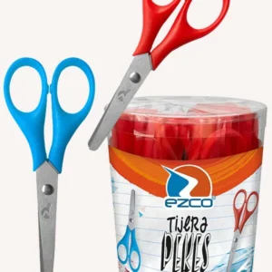 Tijera Escolar EZCO Pekes 12 cm Punta Redondeada