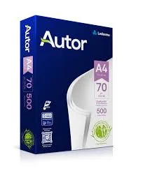 Resma AUTOR A4 de 70 gramos x 500 Hojas