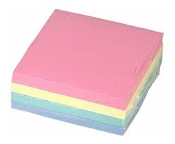 Taco Papel Color 9x9cm 400 Hojas