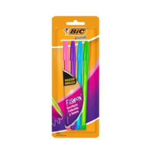 Boligrafo Bic Cristal Fashion 1.2mm x4u