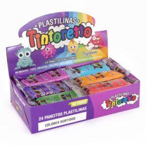 Plastilina Tintoretto 25g Caja x24u Colores Surtidos