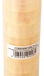 Cinta Adhesiva Credencial 18mm x25 metros x8 rollos